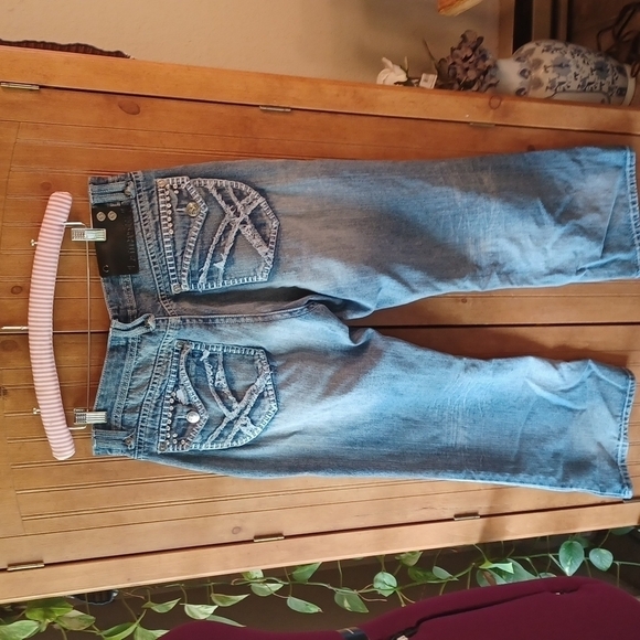 Lamasini Blue Denim Jeans - Picture 5 of 12